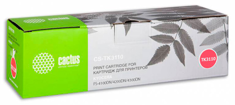 Картридж лазерный Cactus CS-TK3110 черный (15500стр.) для Kyocera Ecosys FS-4100DN/4200DN/4300DN