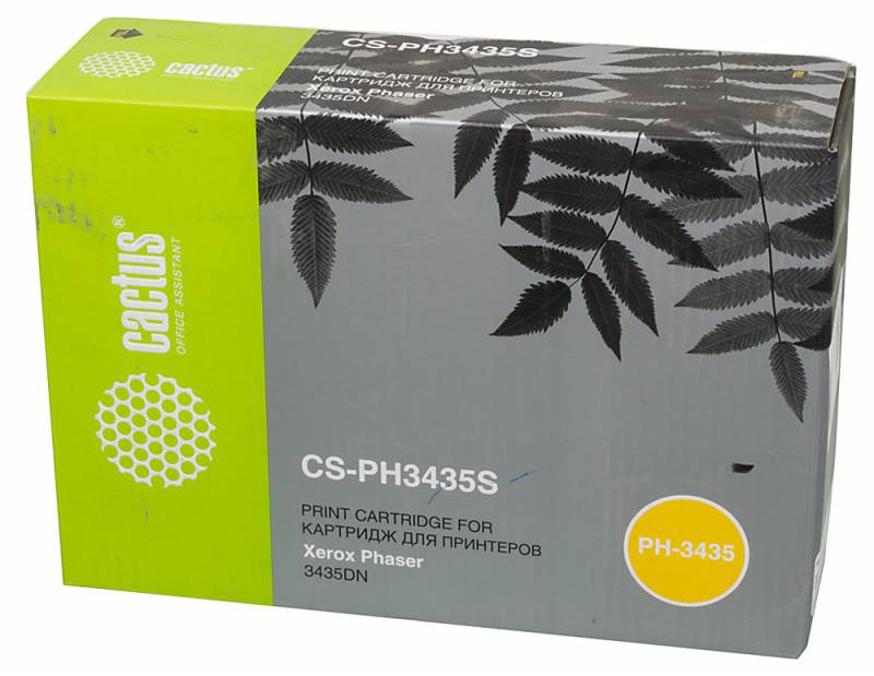 Картридж лазерный Cactus CS-PH3435S 106R01414 черный (4000стр.) для Xerox Phaser 3435