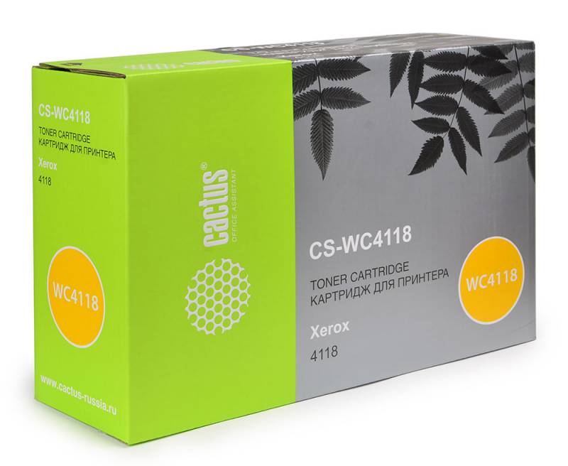 Картридж лазерный Cactus CS-WC4118 006R01278 черный (8000стр.) для Xerox WorkCentre 4118