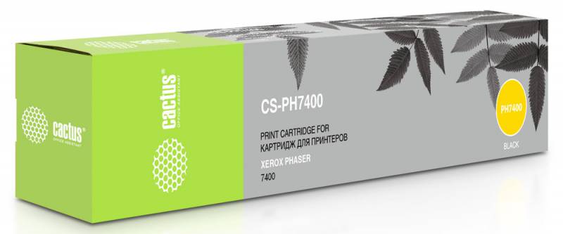 Картридж лазерный Cactus CS-PH7400 106R01080 черный (15000стр.) для Xerox Phaser 7400
