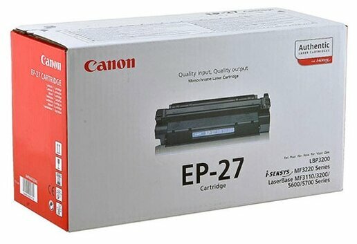 Картридж Canon EP-27, черный