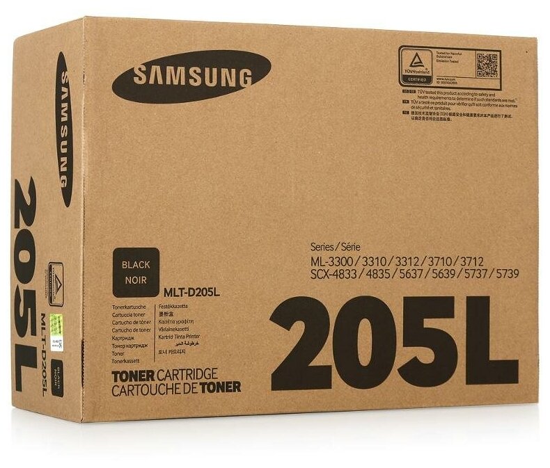 Картридж Samsung ML3310D/3310ND/3710D/3710ND, 5K, черный